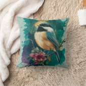 抽象芸術水彩《鳥》アメリカゴガラ装飾用クッション クッション (ブランケット)