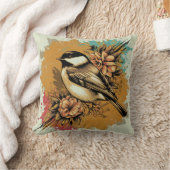 抽象芸術水彩《鳥》アメリカゴガラ装飾用クッション クッション (ブランケット)