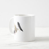 抽象芸術水彩Vマグカップ コーヒーマグカップ (正面左)