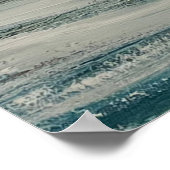 抽象芸術水景絵を描の ポスター (角)