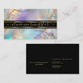 抽象芸術水晶カラー 名刺 (正面/裏面)