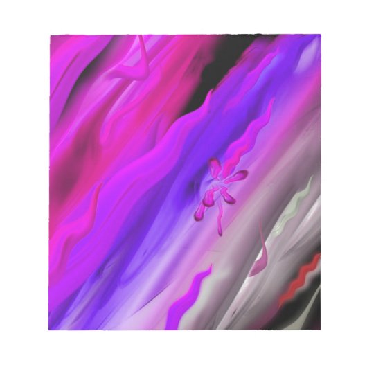 抽象芸術水準器 ノートパッド (正面)