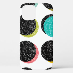 抽象芸術水玉模様のスタイル iPhone 12ケース