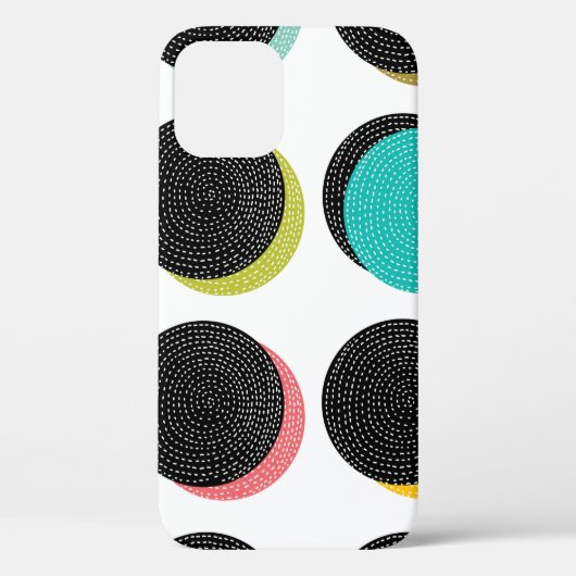 抽象芸術水玉模様のスタイル Case-Mate iPhoneケース (裏面)