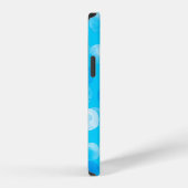 抽象芸術水玉模様シームレスパターン iPhoneケース (右側面)