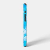抽象芸術水玉模様シームレスパターン iPhoneケース (左側面)