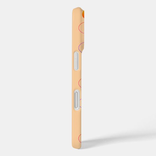 抽象芸術水玉模様パターン Case-Mate iPhoneケース (裏面 / 右)