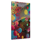 抽象芸術水玉模様 クリップボード (右)