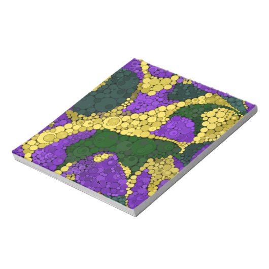 抽象芸術水玉模様 ノートパッド (回転)