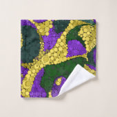 抽象芸術水玉模様 バスタオルセット (ウォッシュタオル)