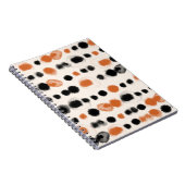 抽象芸術水玉模様：水彩ジオメトリ。 ノートブック (右側)