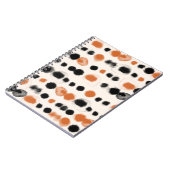 抽象芸術水玉模様：水彩ジオメトリ。 ノートブック (左側)