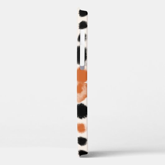 抽象芸術水玉模様：水彩ジオメトリ。 Case-Mate iPhoneケース (裏面 / 左)