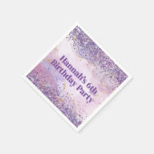 抽象芸術水絵を描色の絵を描パーティー スタンダードカクテルナプキン (角)