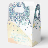 抽象芸術水絵を描色の絵を描パーティー フェイバーボックス (オープン)