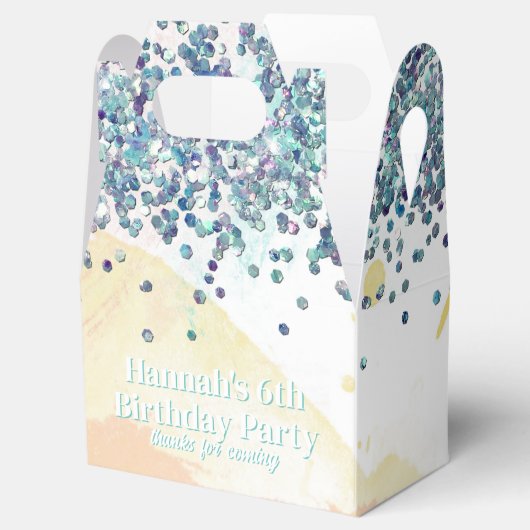 抽象芸術水絵を描色の絵を描パーティー フェイバーボックス (オープン)