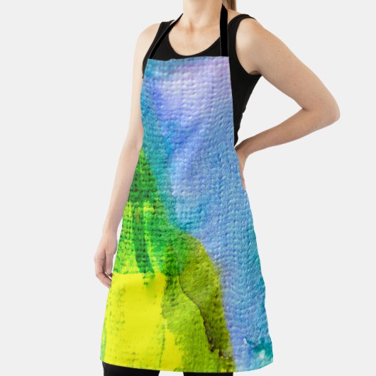 抽象芸術水絵を描色背景抽象、acr エプロン (インサイチュ)