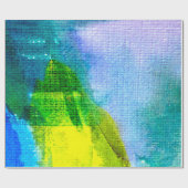 抽象芸術水絵を描色背景抽象、acr ラッピングペーパー (フラット)