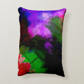 抽象芸術水絵を描色2 アクセントクッション (裏面(縦))