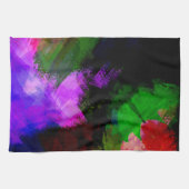 抽象芸術水絵を描色2 キッチンタオル (横)