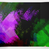 抽象芸術水絵を描色2 三つ折りクリスマスカード (内部中)