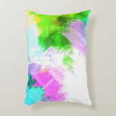 抽象芸術水絵を描色 アクセントクッション (正面(垂直))