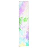 抽象芸術水絵を描色 ショートテーブルランナー (正面)