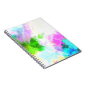 抽象芸術水絵を描色 ノートブック (右側)