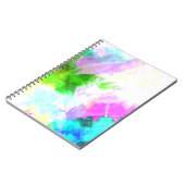 抽象芸術水絵を描色 ノートブック (左側)