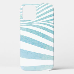 抽象芸術水絵を描質 iPhone 12ケース