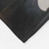 抽象芸術水絵画色の金ゴールド フリースブランケット (角)