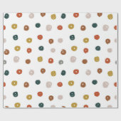 抽象芸術水色の中性点 ラッピングペーパー (フラット)