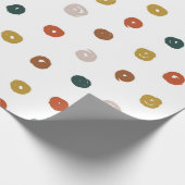 抽象芸術水色の中性点 ラッピングペーパー (角)