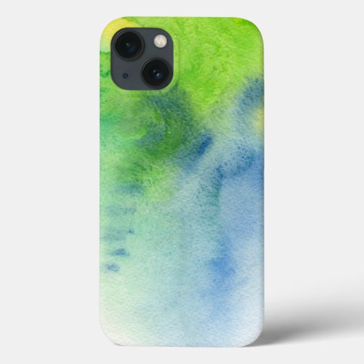 抽象芸術水色の手の絵を描背下8 Case-Mate iPhoneケース (裏面)