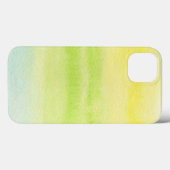 抽象芸術水色の手の絵を描背景2 Case-Mate iPhoneケース (裏面 (横))