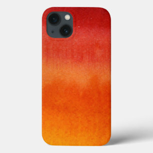 抽象芸術水色の手の絵を描背景5 iPhone 13ケース