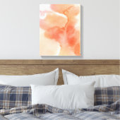 抽象芸術水色の手の背絵を描景 キャンバスプリント (インサイチュ (寝室))