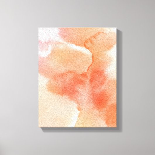 抽象芸術水色の手の背絵を描景 キャンバスプリント (正面)