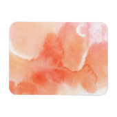 抽象芸術水色の手の背絵を描景 マグネット (横)