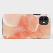 抽象芸術水色の手の背絵を描景 Case-Mate iPhoneケース (裏面(横))