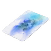 抽象芸術水色の手の色彩の鮮やか背景9 マグネット (左側)