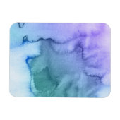 抽象芸術水色の手絵を描背景6 マグネット (横)