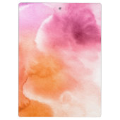 抽象芸術水色の手絵を描背3 3 3 クリップボード (裏面)