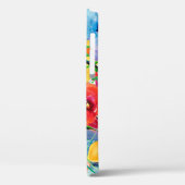 抽象芸術水色の手色彩の鮮やかの背景(m) Case-Mate iPhoneケース (裏面 / 左)