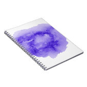 抽象芸術水色の背景画像（液体を含む） ノートブック (右側)