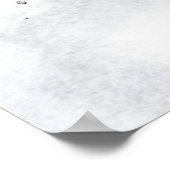 抽象芸術水色オン紙。カラフルArtテクスチャ ポスター (角)