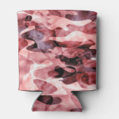 抽象芸術水色カモフラージュ:タイ染料。 缶クーラー (裏面)