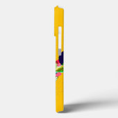 抽象芸術水色カラフルフローラ Case-Mate iPhoneケース (裏面 / 左)