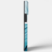 抽象芸術水色ケースメイトiPhoneケース Case-Mate iPhoneケース (裏面 / 右)