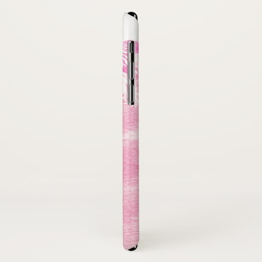 抽象芸術水色スプラッシュピンクコーラルリーフトレンディー Case-Mate iPhoneケース (裏面/左)